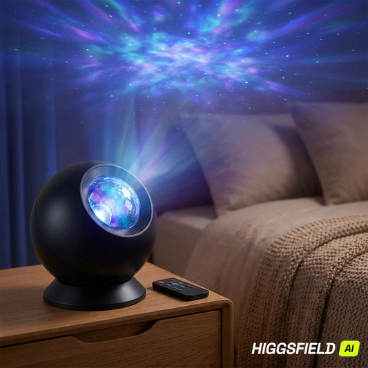LED Galaxy Projector Light Multi-color Remote Control for Bedroom Decoration Christmas Star Projector Night Light New Year Gift